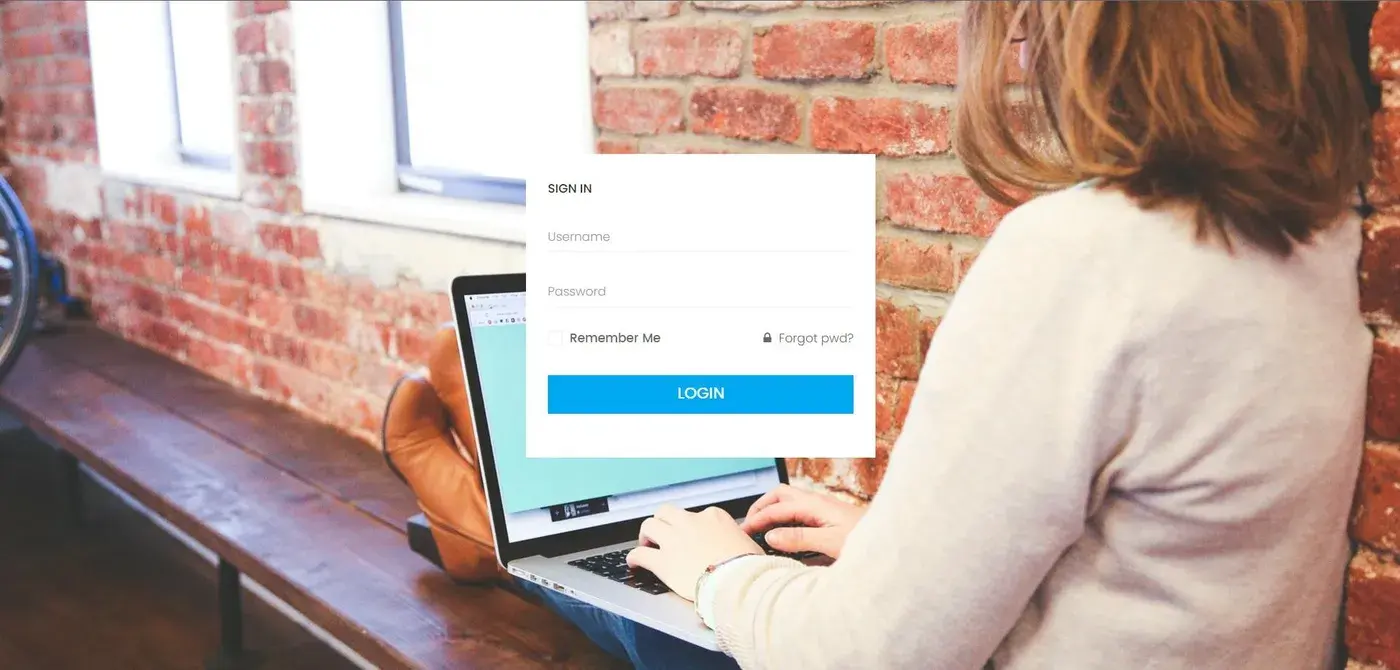 Digital Booking App: Admin sign-in